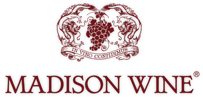 Madison Wine Logo - Burgundy Red