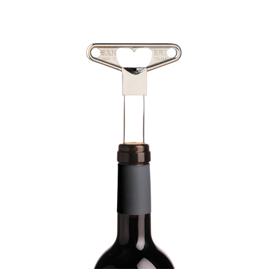 LAtelier du Vin, Bilame Chrome Twin-blade corkscrew in chromed metal (Silver Color)