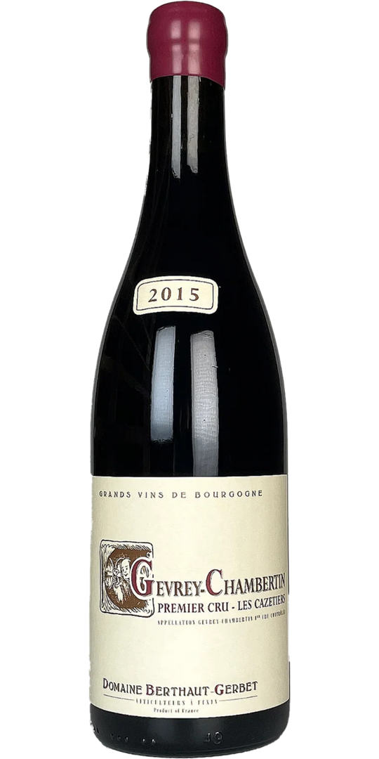 test-Berthaut Gerbet Gevrey Chambertin 1er Cru Les Cazetiers, 2015, 750ML