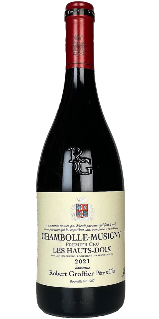 test-Robert Groffier Chambolle Musigny 1er Cru Les Hauts Doix, 2021, 750ML